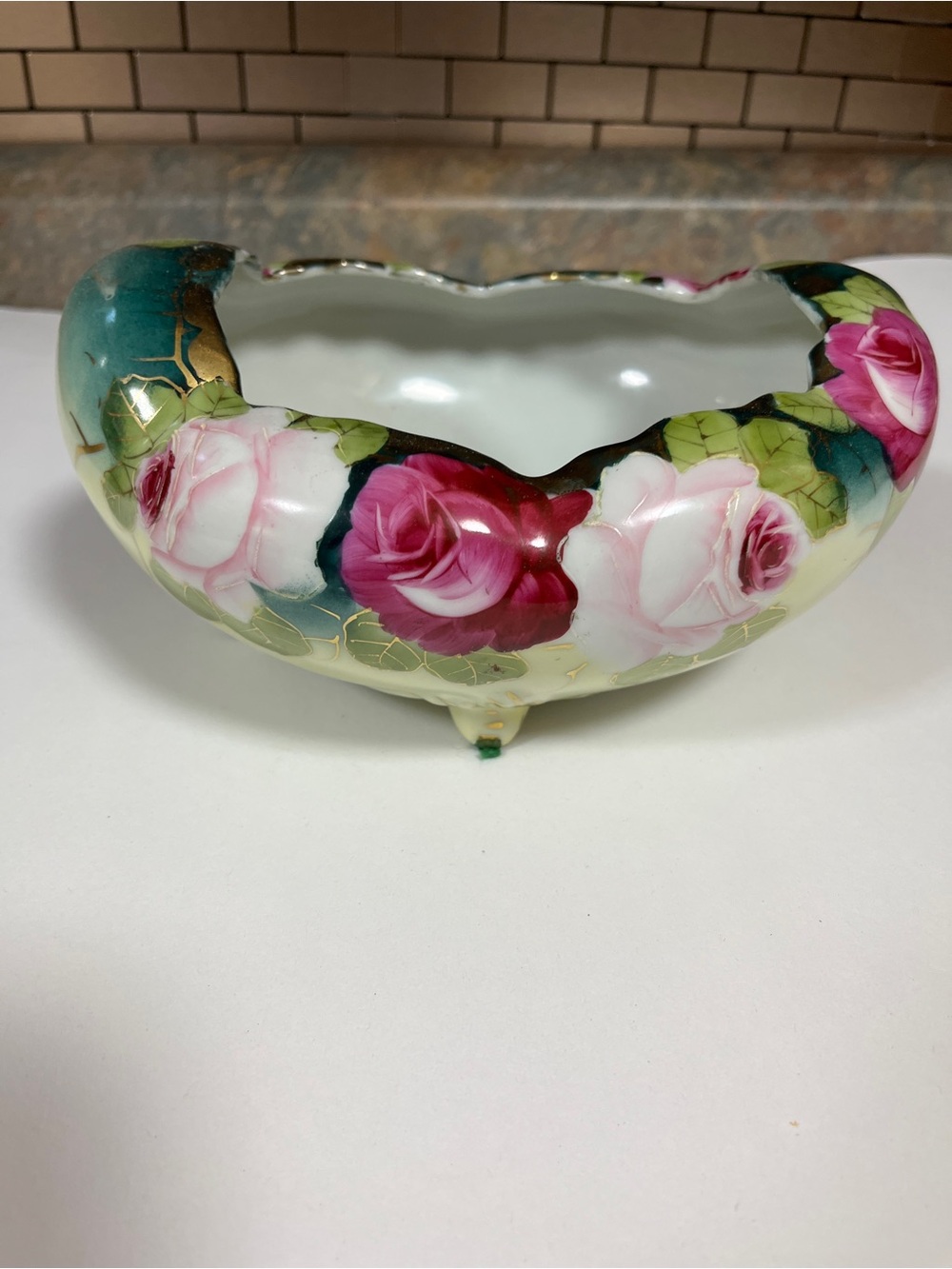 Vintage Nippon footed bowl